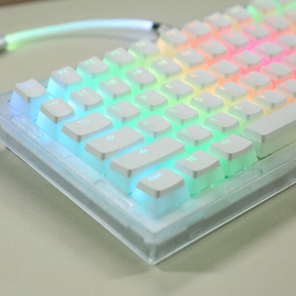 Kawaii OEM Profile Double Layer Backlit Pastel Keycaps (117 Keys)