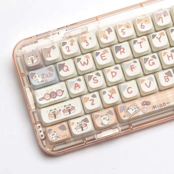 Kawaii Sushi Cat Mao Profile Keycaps (140 keys) - Special Edition