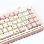 Kawaii Lazy Cat Pastel Mao Profile Keycaps (140 Keys) - Limited Edition - Image 2