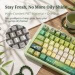 Kawaii Matcha Green Tea Cherry Profile Keycaps (120 Keys) - Image 5
